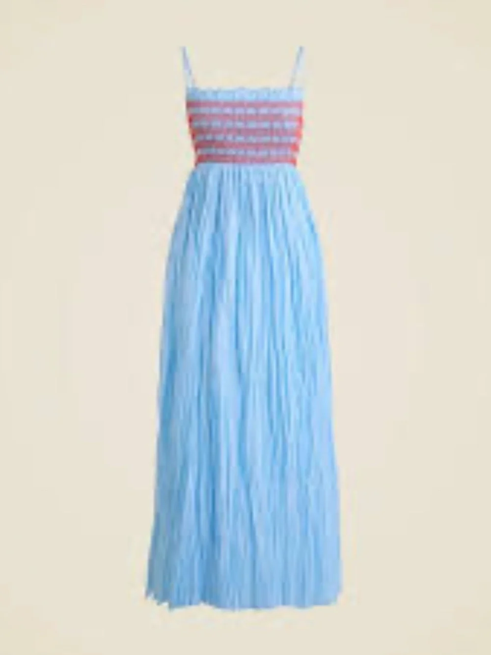 JCREW Size M Catania Crinkled Dress in Calm Blue $168 CL095